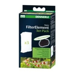 DENNERLE Nano Eckfilter, Ersatzkartusche 3er