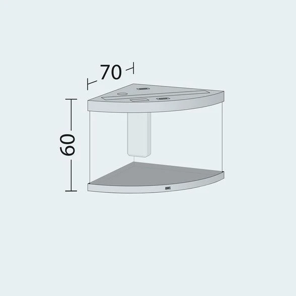 Juwel Eck-Aquarium Trigon 5 Juwel Eck-Aquarium Trigon – Bild 3