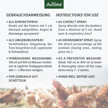 Aniforte Milben STOP Spray Für Hühner & Geflügel 7 Aniforte Milben STOP Spray Für Hühner & Geflügel – Bild 5