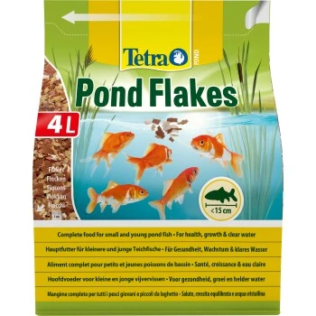 Tetra Pond Flakes Teichflockenfutter 4l 4 Tetra Pond Flakes Teichflockenfutter 4l – Bild 2