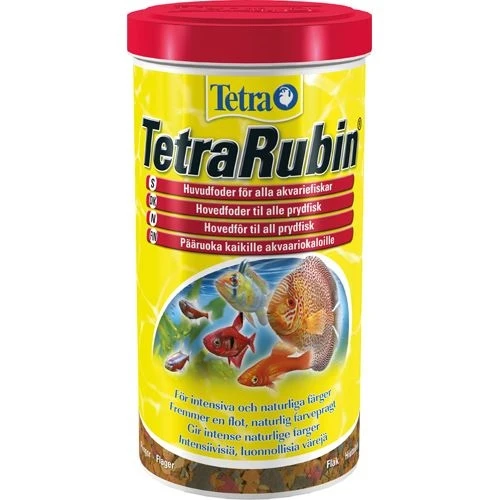 TetraRubin 1 Liter Aquarium Alleinfutter Flocken 3 TetraRubin 1 Liter Aquarium Alleinfutter Flocken