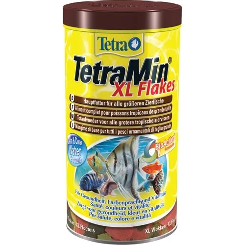 TetraMin 1 Liter Aquarium Alleinfuttermittel XLflakes 3 TetraMin 1 Liter Aquarium Alleinfuttermittel XLflakes