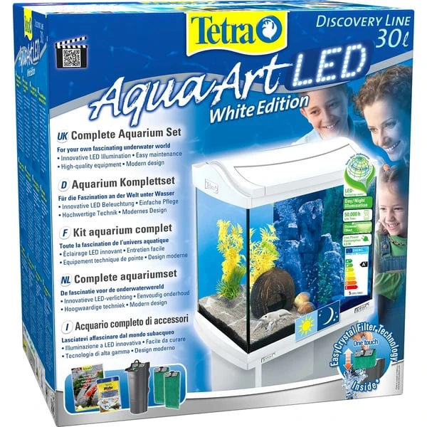 Tetra AquaArt LED Aquarium-Komplett-Set Weiß 3 Tetra AquaArt LED Aquarium-Komplett-Set Weiß