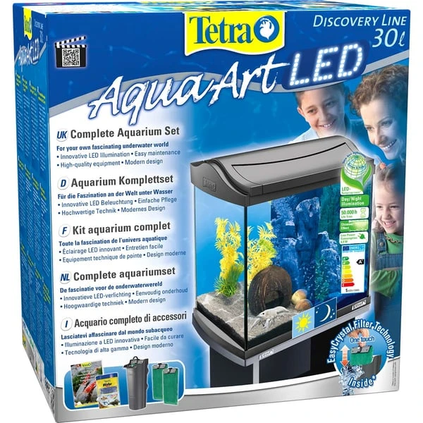 Tetra AquaArt LED Aquarium Komplettset Anthrazit 3 Tetra AquaArt LED Aquarium Komplettset Anthrazit